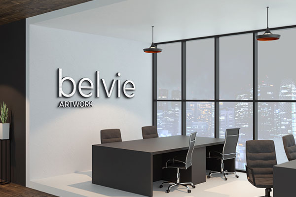 Believe Art Work Business Sign by Edmonton Signs, AB