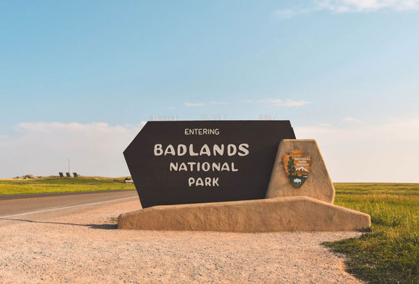 Badlands National Park Monument Sign In Edmonton - Mega Signs