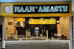 Naan'Namste Metal Store Sign by Edmonton Signs, AB