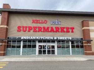 India Supermarket Storefront Signage fro Business by Sign Company Edmonton, AB