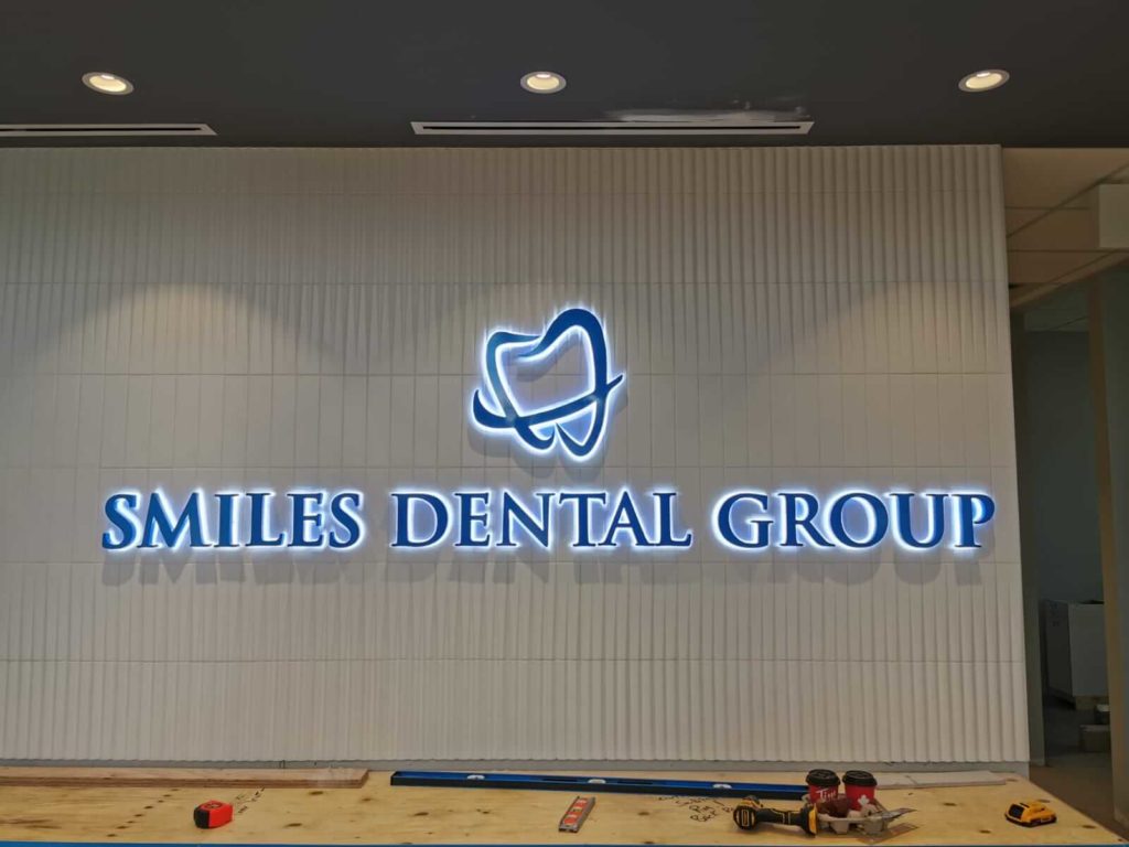Custom Reception Signage for Business by Sign Company Edmonton, AB