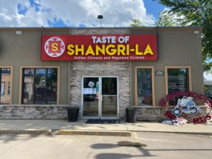 Shangiri- LA Business storefront Sign by Mega Signs in Edmonton